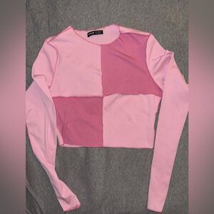 Pink Crop Top